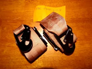 New Learjet Seatbelts / Lap Belts Bronze 6600484-9-NC523 FDC-5900-213-4